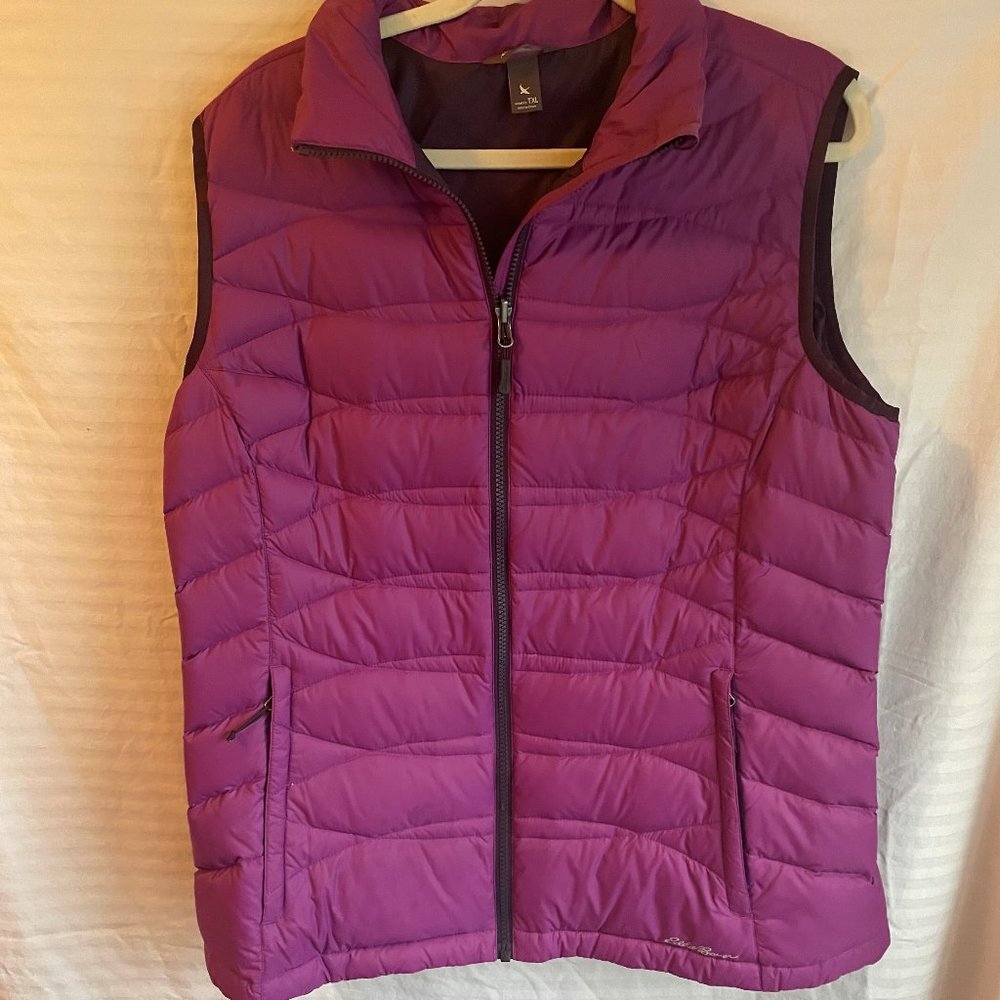 Eddie Bauer Down Filled Vest Size XL Tall